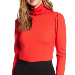Rachel Parcell Red Turtleneck